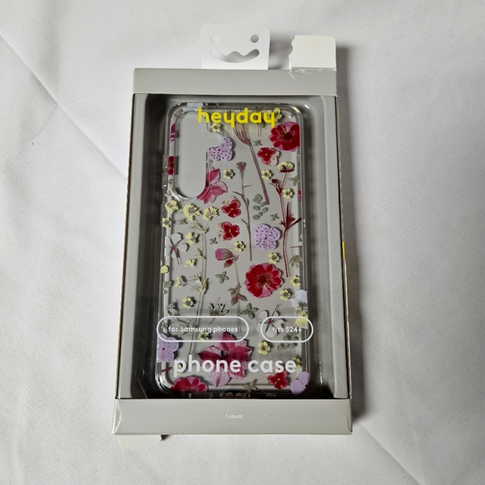 Heyday Floral Phone Case for Samsung - Red and‎ Purple S24+
